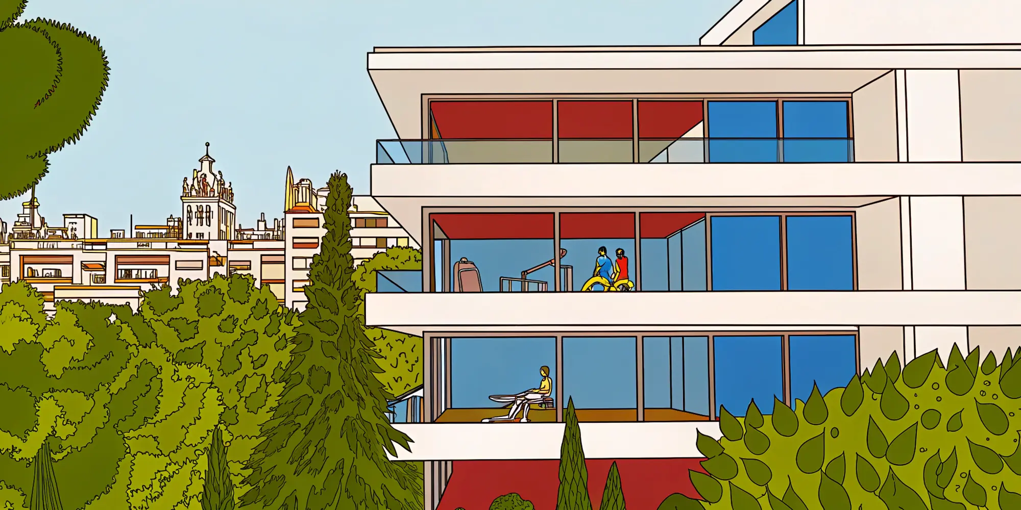Luxury Barcelona condo with gym